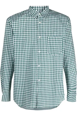 Comme des Garçons Check-print cotton shirt