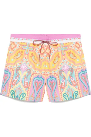 Etro Paisley-print swim shorts
