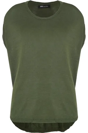 Uma Raquel Davidowicz Curved-hem knit top