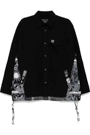 Musium Div. Panelled shirt