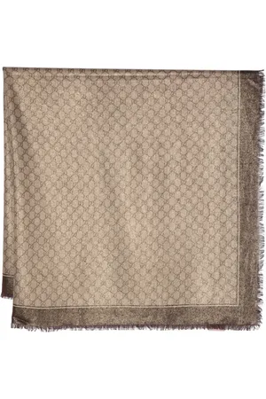 Gucci GG-jacquard wool scarf