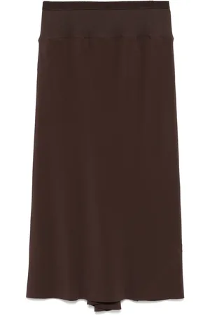 Rick Owens Knee bias midi skirt