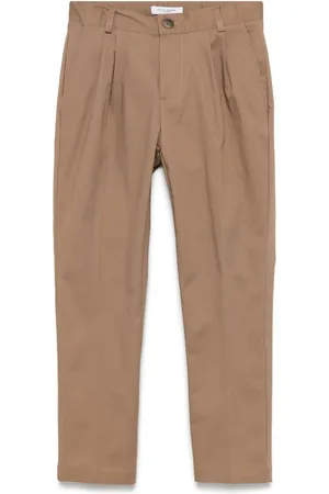 Paolo Pecora Pleated tapered trousers