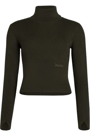 Patou Ribbed roll-neck sweater