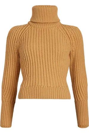 Patou Ribbed roll-neck sweater