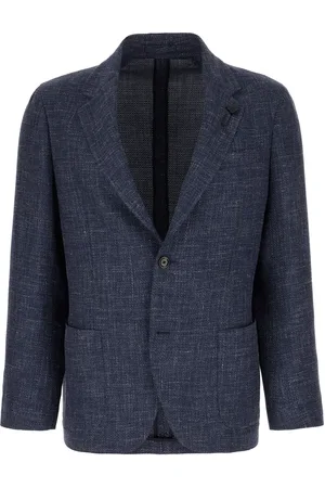 LARDINI Brooch-detail blazer