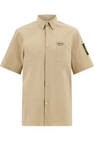 Salvatore Ferragamo Logo patch buttoned shirt