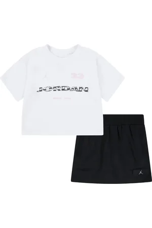 Jordan Logo-print skirt set