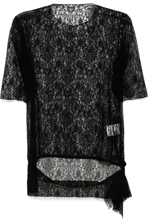 YOHJI YAMAMOTO Lace detailing T-shirt
