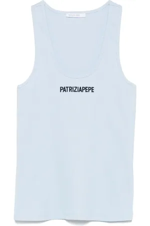 Patrizia Pepe Ribbed cotton top