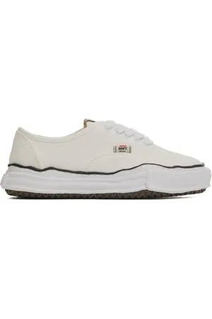 Maison Mihara Yasuhiro Logo-tag cotton sneakers