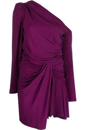IRO Merimi asymmetric-neck jersey dress