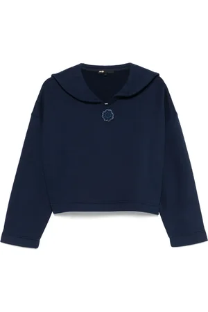 Maje Floral-brooch sweatshirt