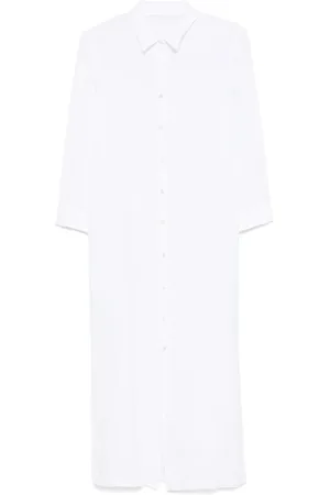 120% Lino Linen shirt dress