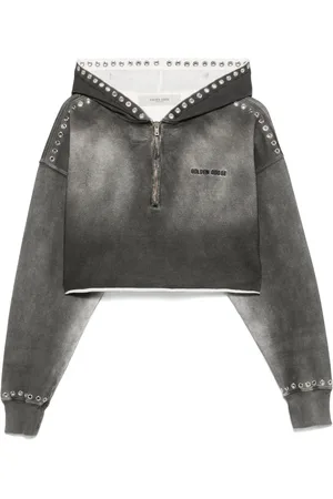 Golden Goose Spray-effect cropped sweatshirt