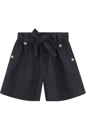 Chloé Bow linen shorts