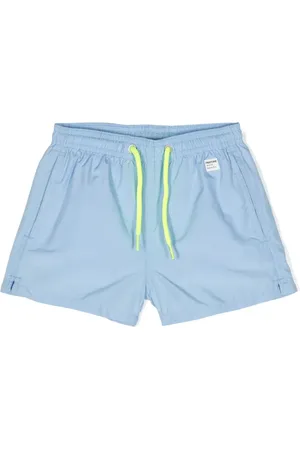 MC2 SAINT BARTH Logo-patch swim shorts