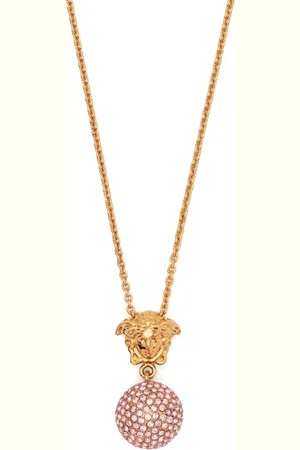 VERSACE Medusa-motif crystal-embellished necklace