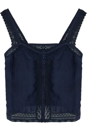 Zadig & Voltaire Lace-trimmed tank top