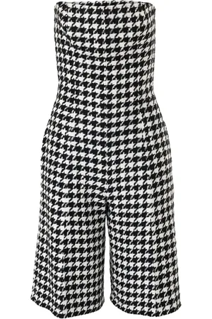 Carolina Herrera Houndstooth-pattern playsuit