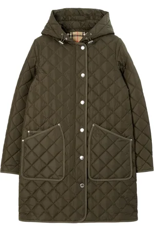 Burberry Quilted hooded coat
