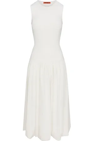 SIMON MILLER Yanez poplin midi dress
