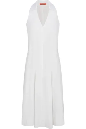 SIMON MILLER Nava poplin midi dress