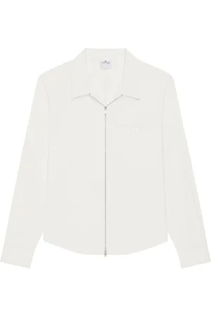 Courrèges Zipped poplin shirt