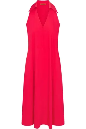SIMON MILLER Nava poplin midi dress