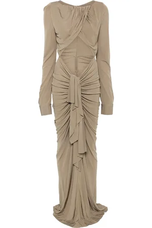 CHRISTOPHER ESBER Bateau draped maxi dress