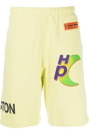 Heron Preston Logo-print track shorts