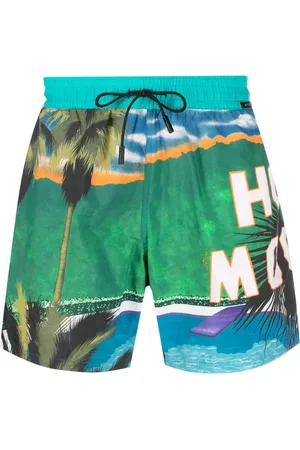 Etro Landscape-print swim shorts