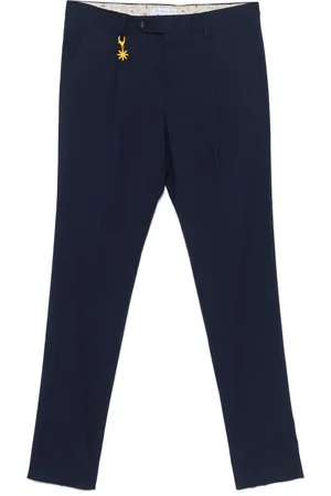 Manuel Ritz Pleat-detailed trousers