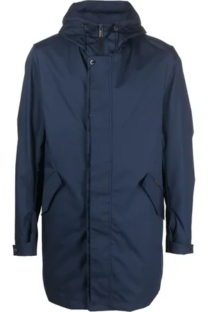 MOORER Zip-up hooded parka