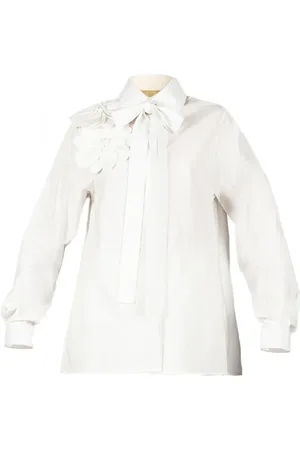 Elie saab Floral-appliqué shirt