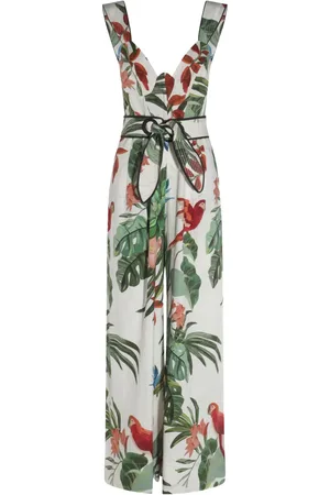 Farm Rio Tropical-print jumpsuit