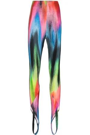 The Attico Jamie abstract-print leggings