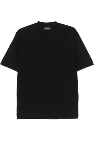 Emporio Armani Logo-jacquard T-shirt