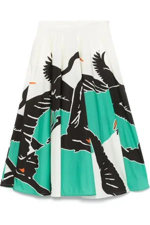 SARA ROKA Graphic-print skirt