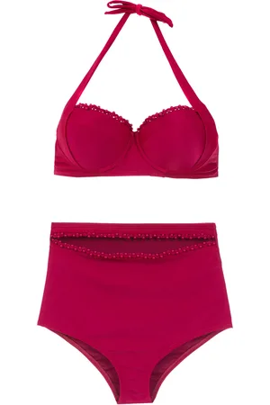 AMIR SLAMA Beaded detail bikini