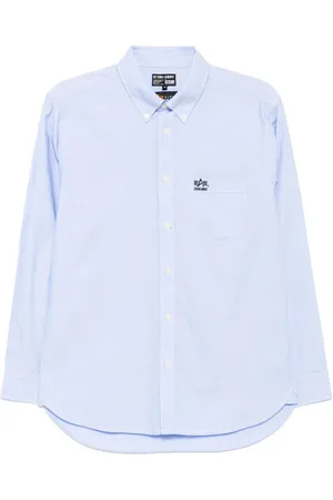 Izzue Logo-embroidered shirt