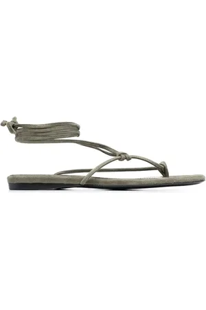 The Attico Ankle-tie flat sandals