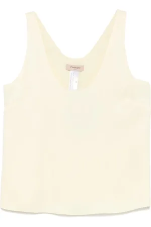 Twin-Set Scoop-neck top