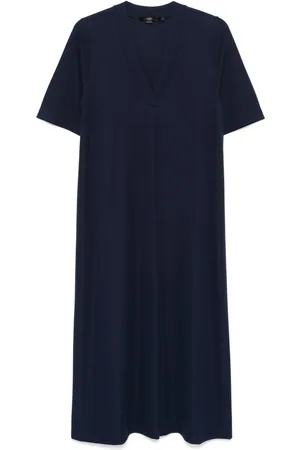 SEVENTY BY SERGIO TEGON V-neck midi dress