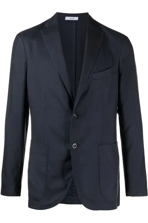Boglioli Notched-lapels cashmere-blend blazer