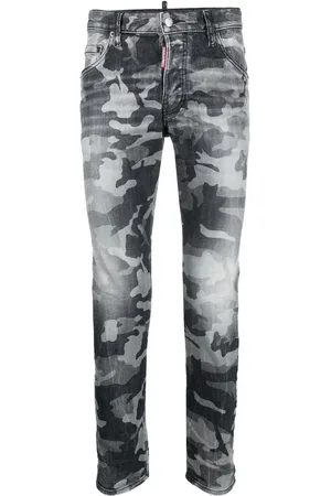 Dsquared2 Camouflage-print bootcut jeans