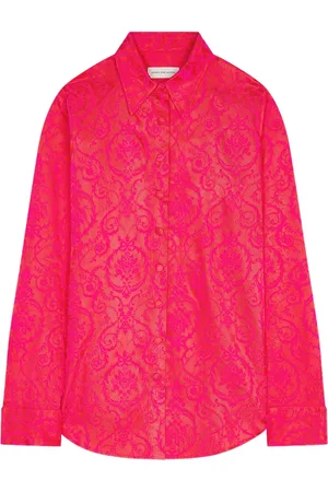 DRIES VAN NOTEN Baroque-motif shirt