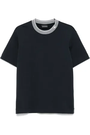 Emporio Armani Stripe-detailed T-shirt