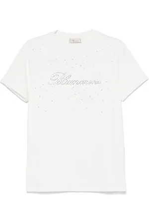 BLUMARINE Logo-embellished T-shirt