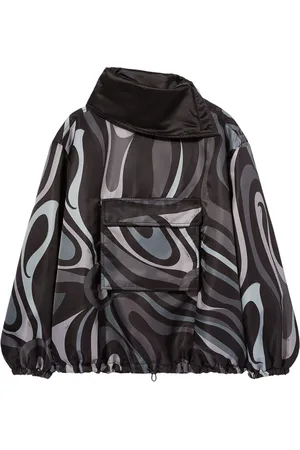 Puccini Marmo-print windbreaker